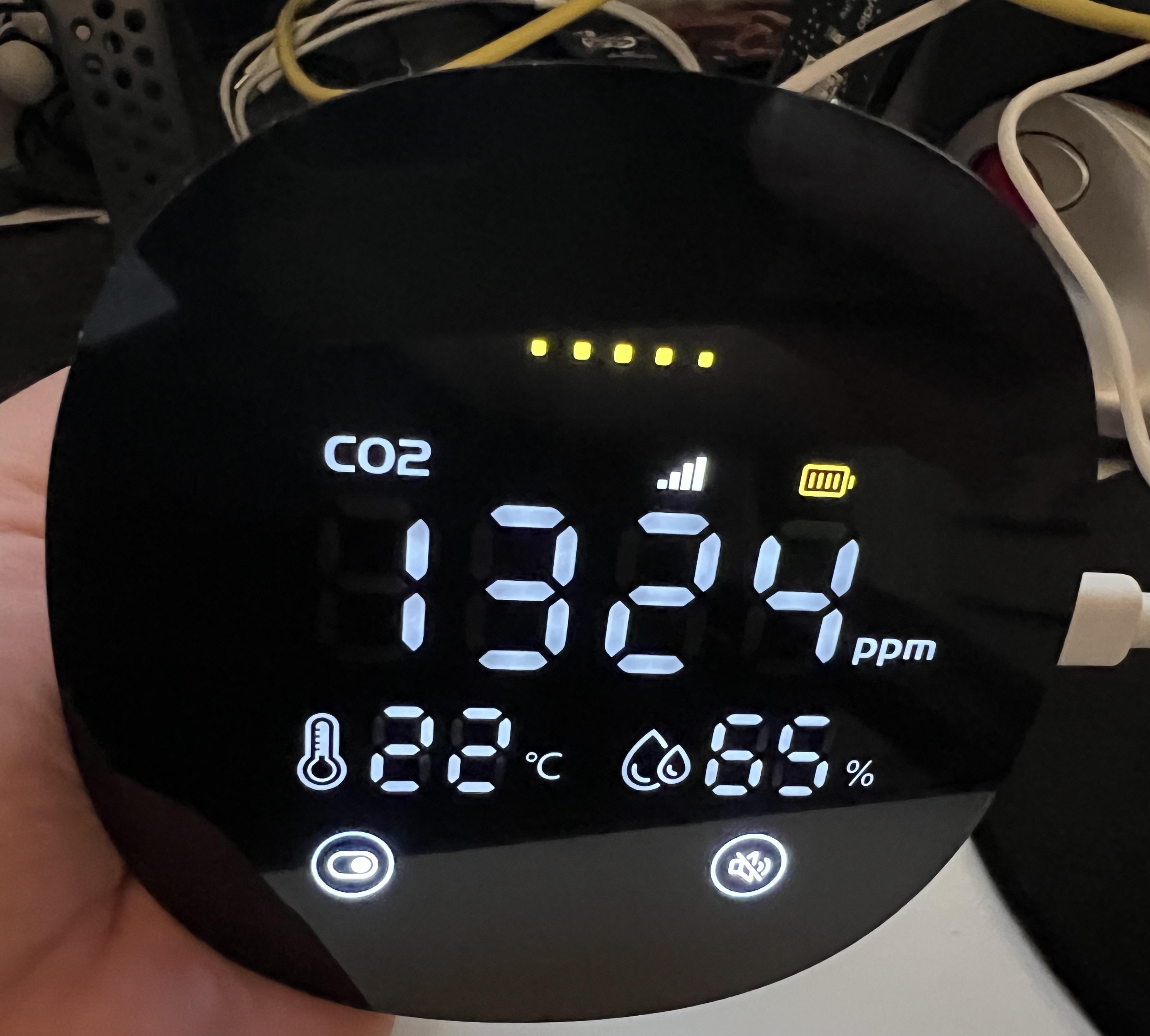NOUS E10 ZigBee Smart CO₂, Temperature & Humidity Detector